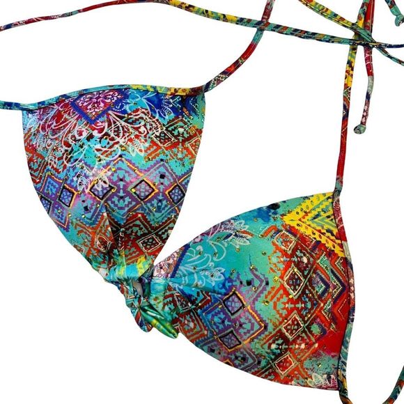 Luli Fama Padded Bikini Top - Picture 1 of 7